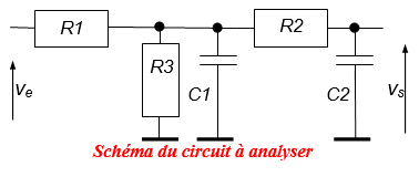 schéma du circuit passif